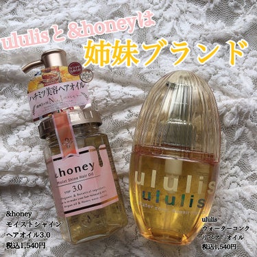 モイストシャイン ヘアオイル3.0/&honey/ヘアオイルを使ったクチコミ（1枚目）