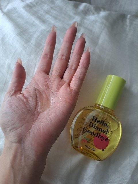 ハローダイアン グッバイ うるおい補修ヘアオイル/ダイアン/ヘアオイルを使ったクチコミ(2枚目)