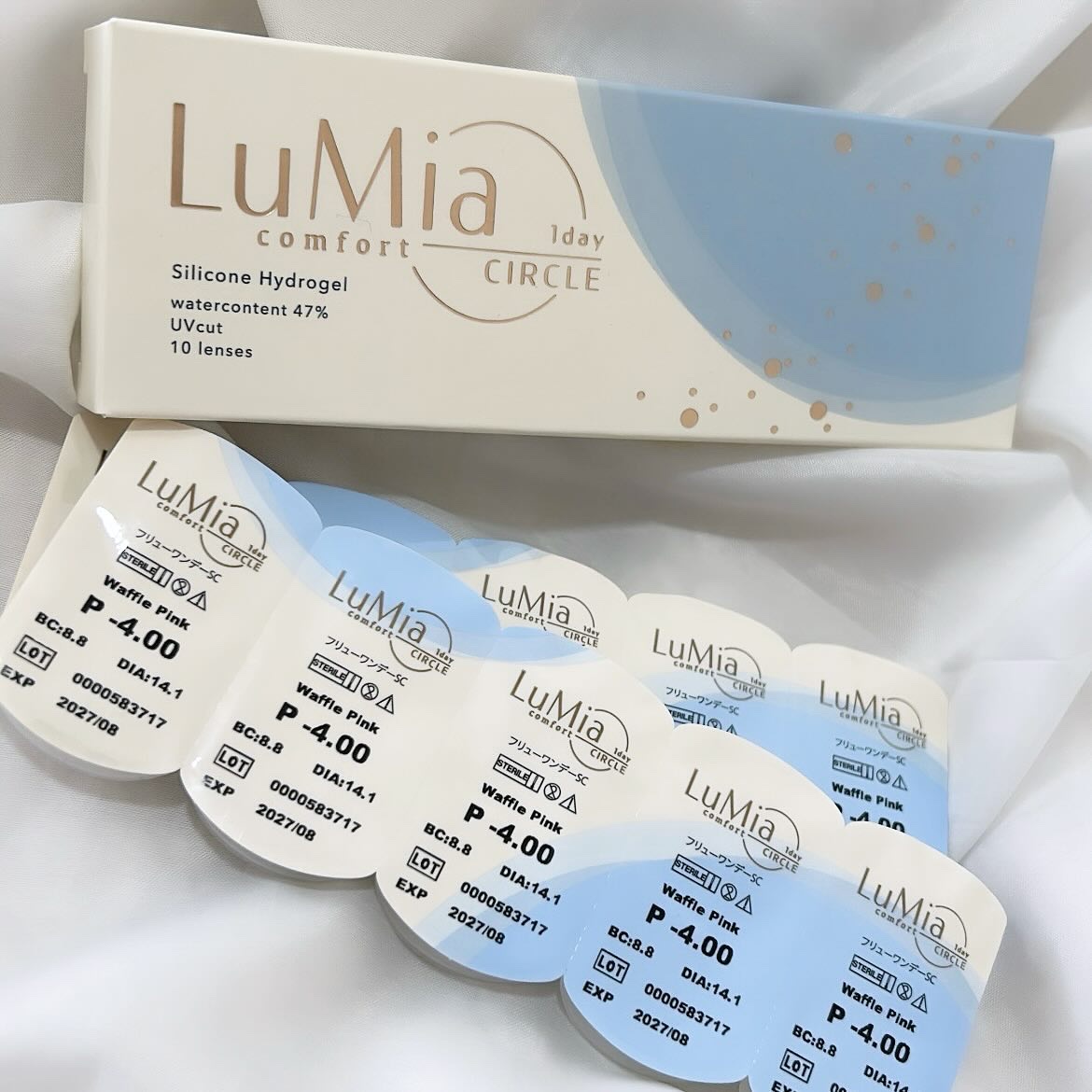 LuMia comfort 1day CIRCLE/LuMia/ワンデー（１DAY）カラコンを使ったクチコミ（1枚目）
