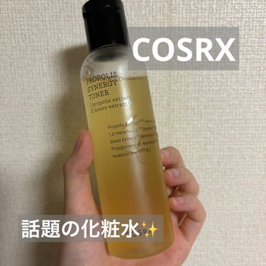 COSRX　
フルフィットプロポリスシナジートナー　150ml


Qoo10メガ割で購入したもの✨


効果はまああるかな！ぐらいで可もなく不可もなくでした


個人的に保湿力はありました


サラッ