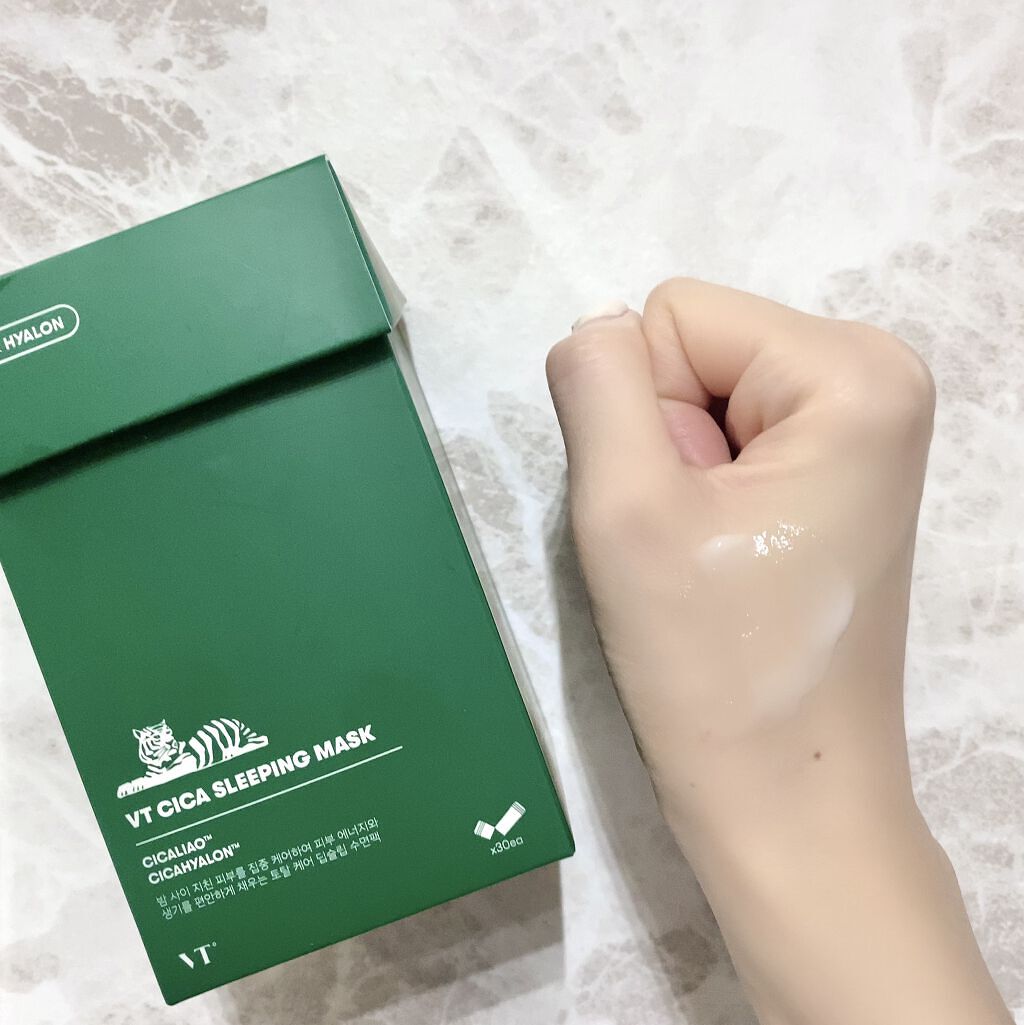 CICA スリーピングマスク/VT/シートマスク・パックを使ったクチコミ（3枚目）
