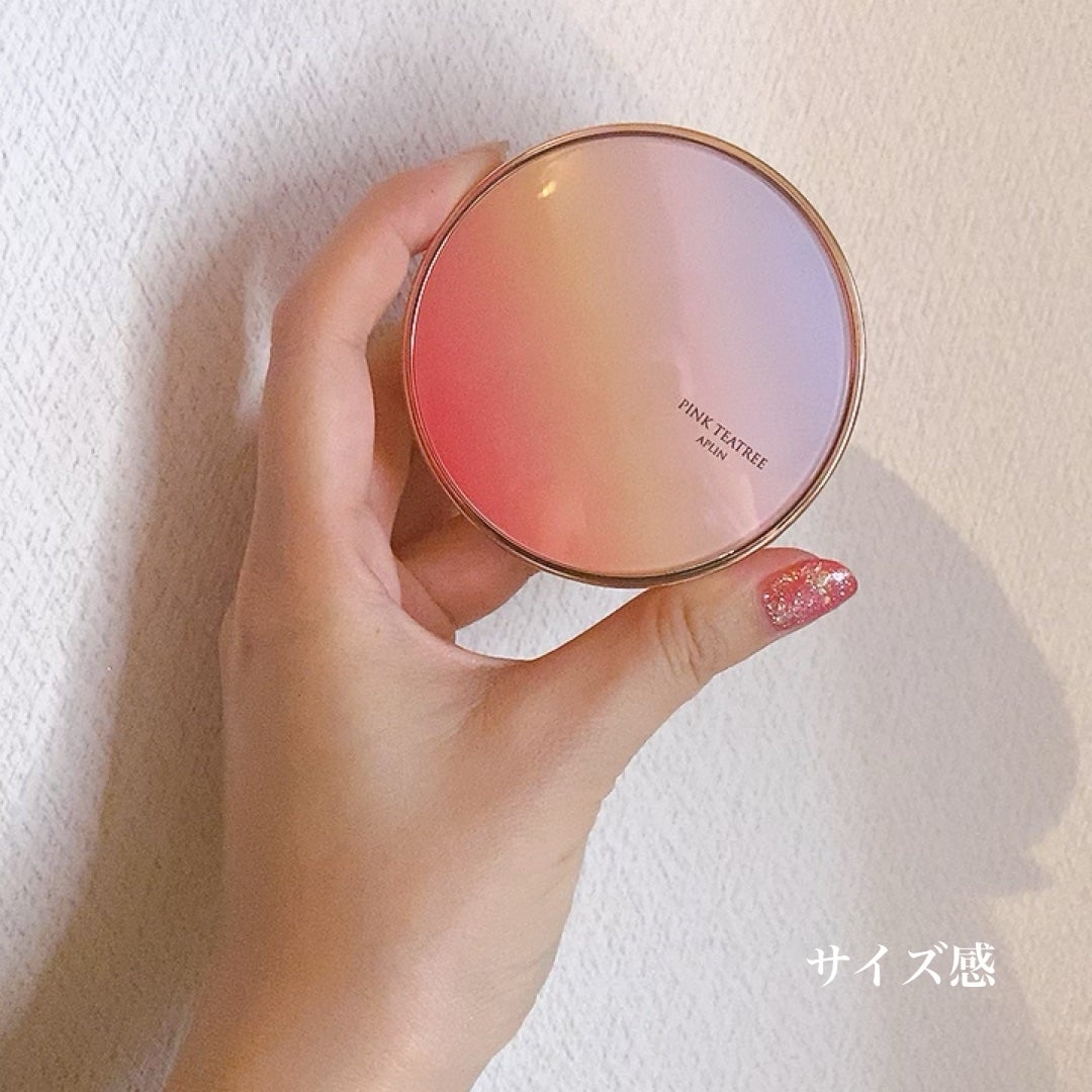 ピンクティーツリーカバーアップグロウクッション/APLIN/クッションファンデーションを使ったクチコミ(2枚目)