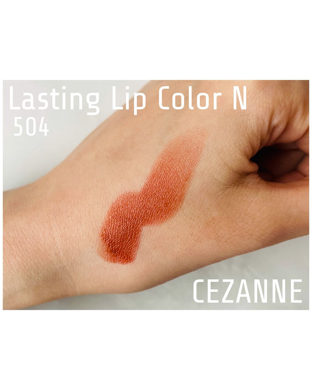 ラスティング リップカラーN/CEZANNE/口紅を使ったクチコミ(1枚目)