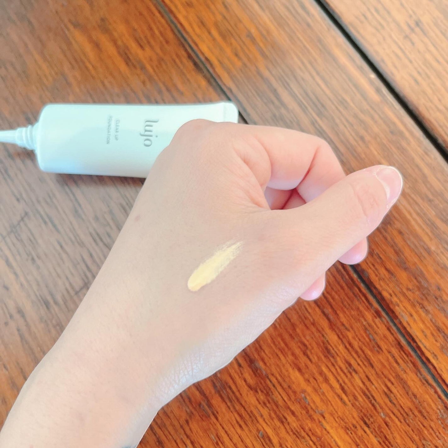 クリアアップ ファンデーション/lujo/クリーム・エマルジョンファンデーションを使ったクチコミ(4枚目)