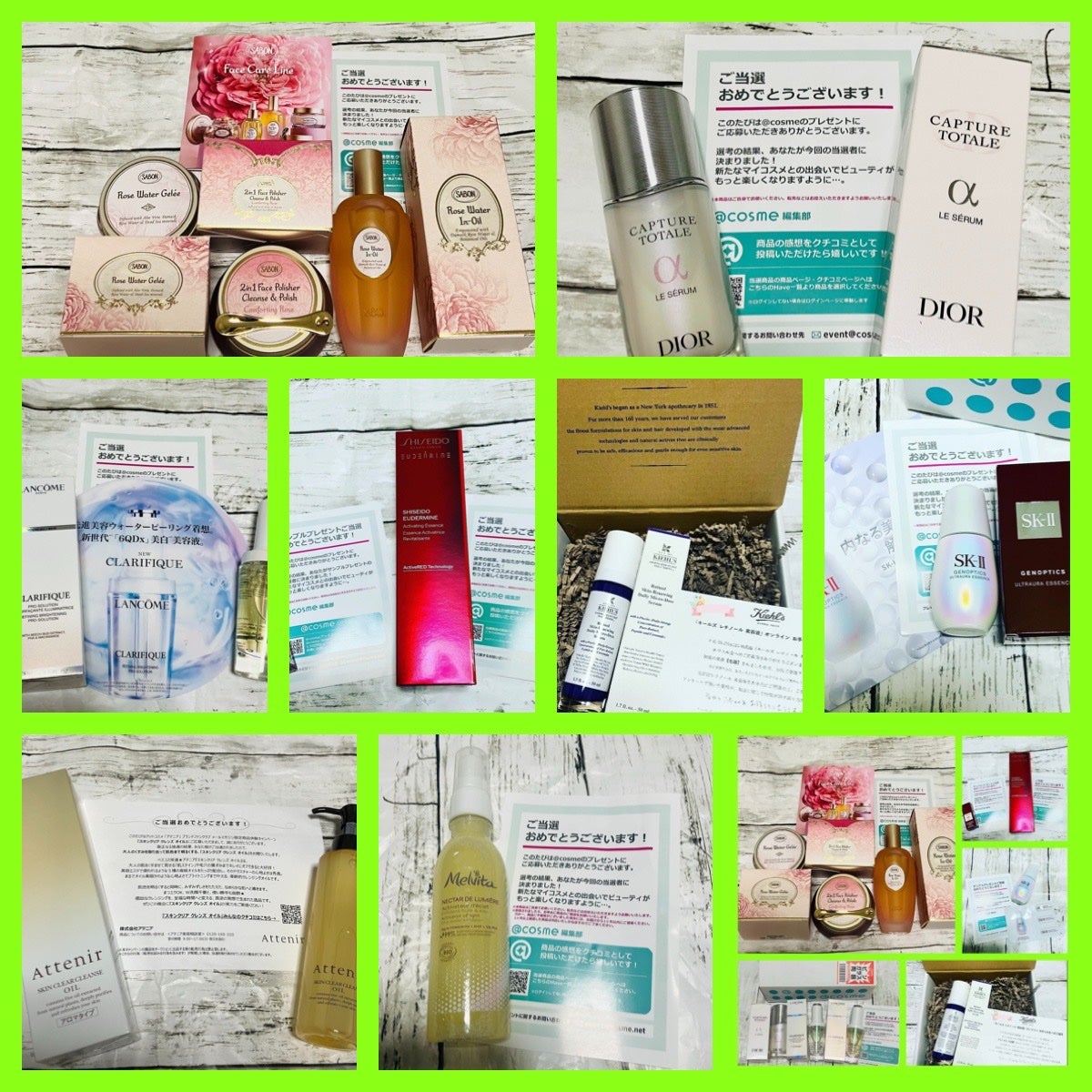 ナポレオン・ボナパルトニャ on LIPS 「アットコスメは今年8回当選しました!とっても嬉しい!✨ありがと..」(1枚目)