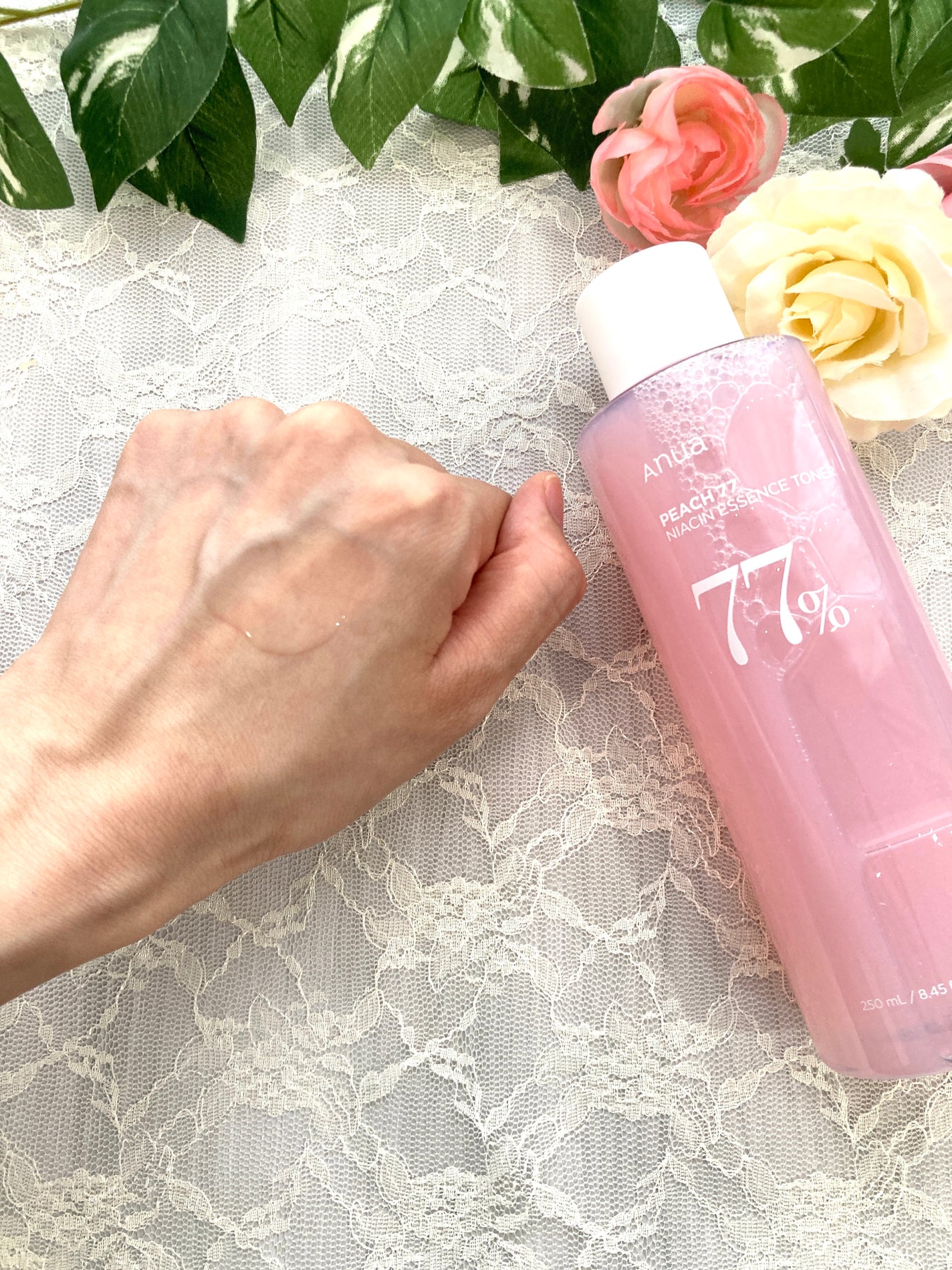 りんご フォロバ100 on LIPS 「アヌア話題の桃ラインから、新発売の「桃77%ナイアシンエッセン..」(3枚目)