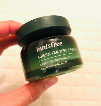 グリーンティーシード クリーム/innisfree/フェイスクリームを使ったクチコミ(1枚目)