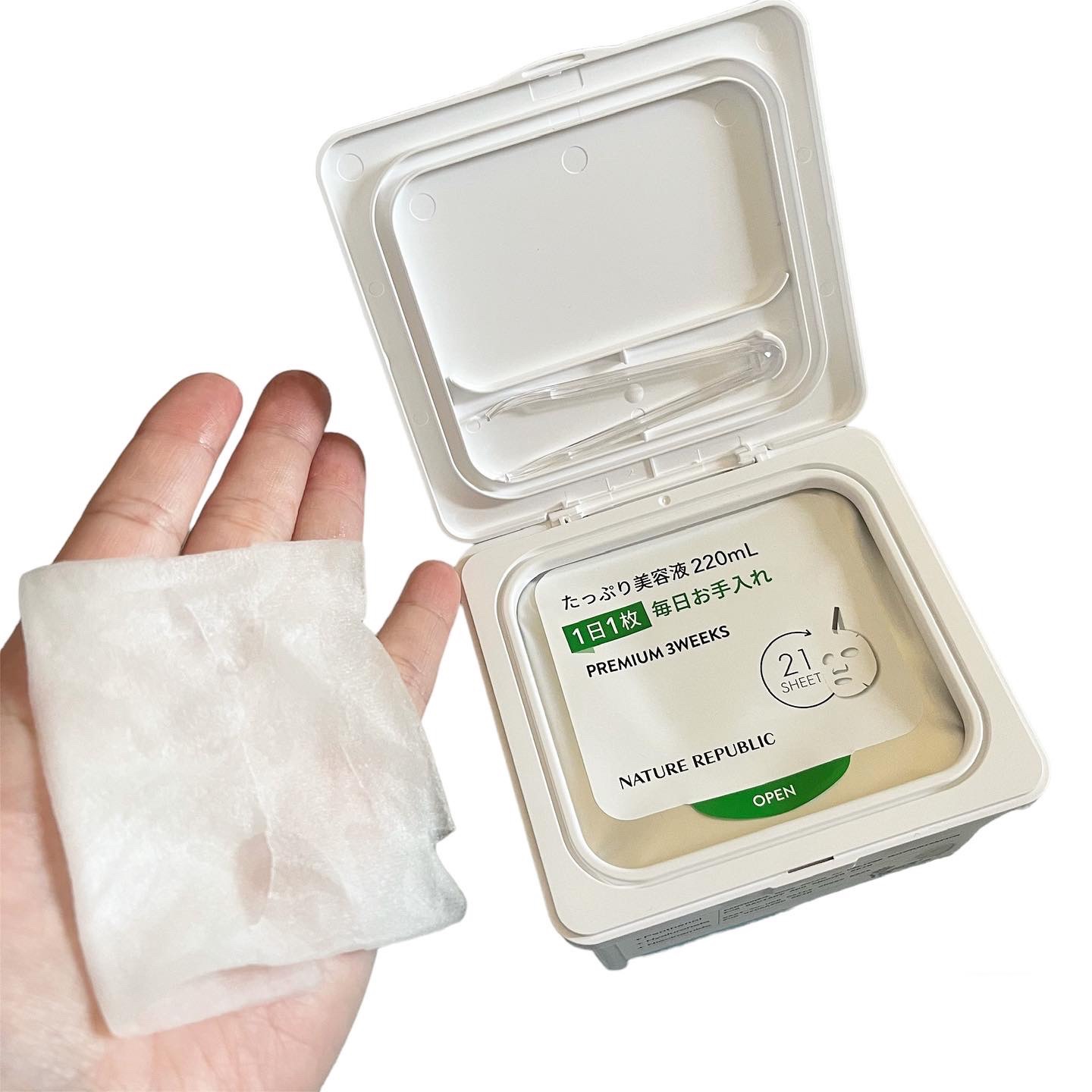 キューブマスク パンテノール/ネイチャーリパブリック/シートマスク・パックを使ったクチコミ（2枚目）