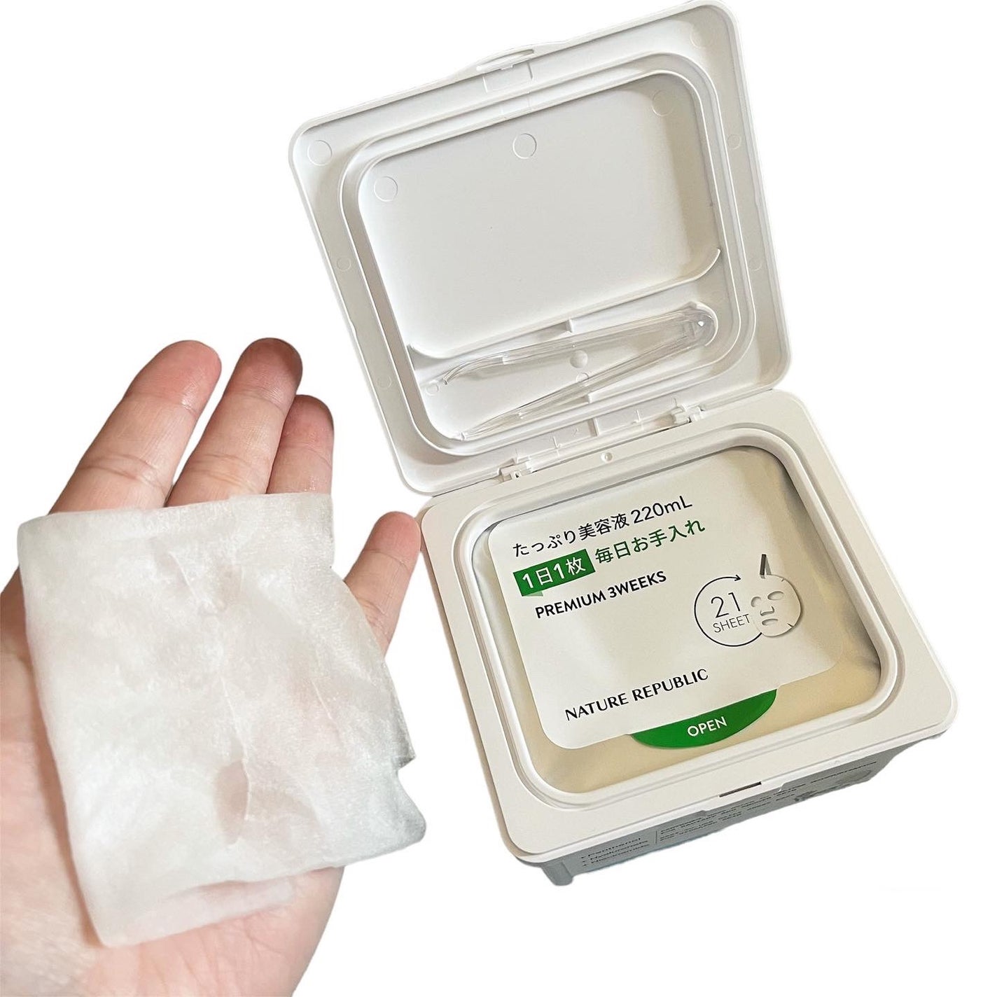 キューブマスク パンテノール/ネイチャーリパブリック/シートマスク・パックを使ったクチコミ(2枚目)