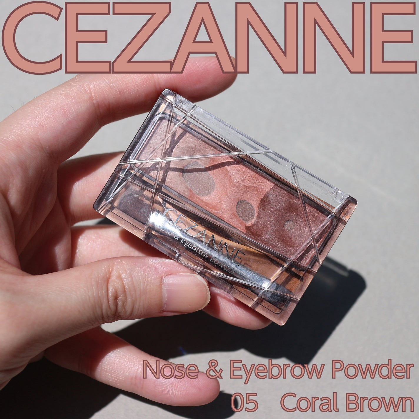 ノーズ&アイブロウパウダー/CEZANNE/パウダーアイブロウを使ったクチコミ(1枚目)