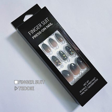 ネイルチップ(シールタイプ)/FINGER SUIT/ネイルチップ・パーツを使ったクチコミ(2枚目)