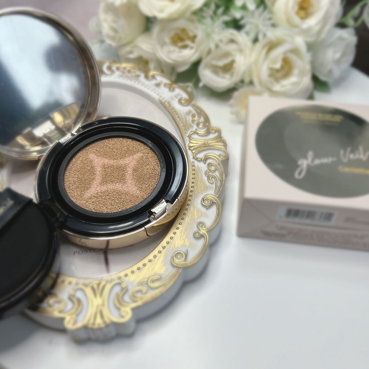 マデカグロウベールカバークッション/センテリアン24/クッションファンデーションを使ったクチコミ(2枚目)