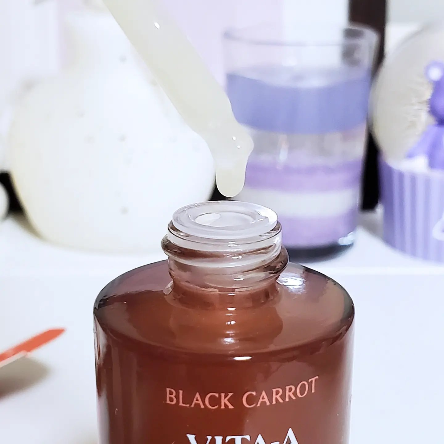 黒にんじんビタAレチノール弾力アンプル/goodal/美容液を使ったクチコミ（3枚目）