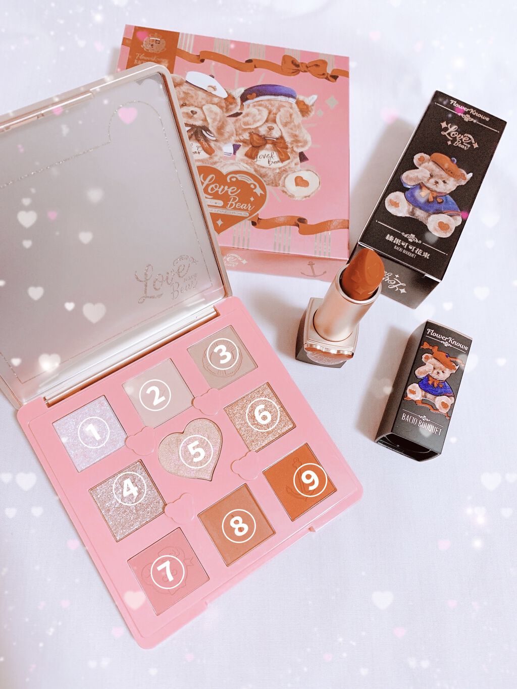 Love Bear マットリップスティック/FlowerKnows/口紅を使ったクチコミ（1枚目）