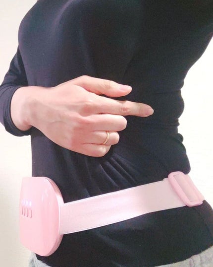 温熱ベルト ピンク/susanny/ボディケア美容家電の画像