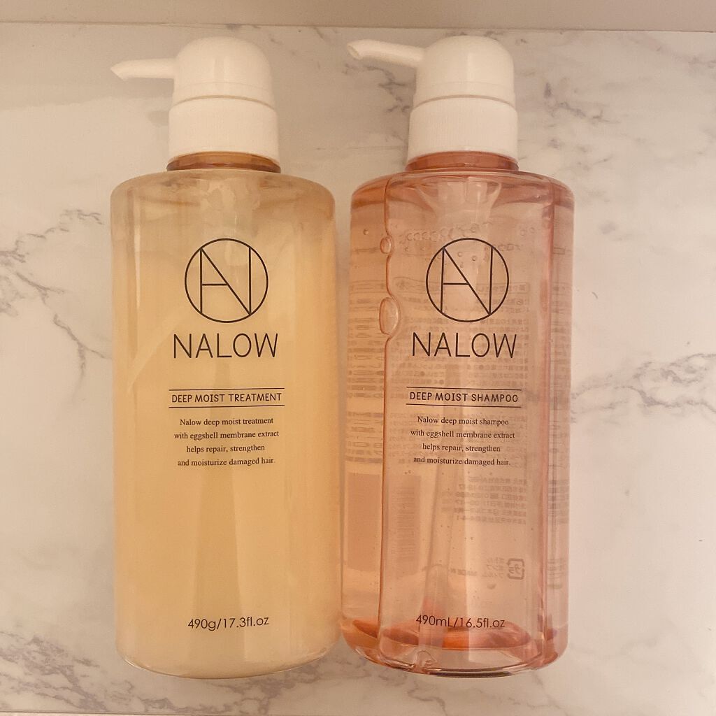 ディープモイスト シャンプー/トリートメント/NALOW/市販シャンプーを使ったクチコミ(1枚目)