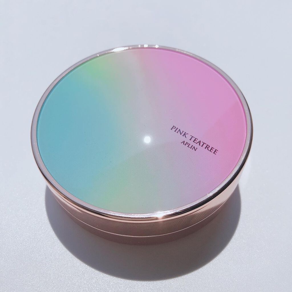 ピンクティーツリーカバークッション/APLIN/クッションファンデーションを使ったクチコミ（1枚目）