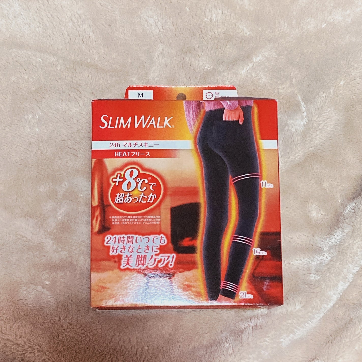 スリムウォーク 24h マルチスキニー HEATフリース/SLIMWALK/着圧ソックス・レギンスを使ったクチコミ(2枚目)