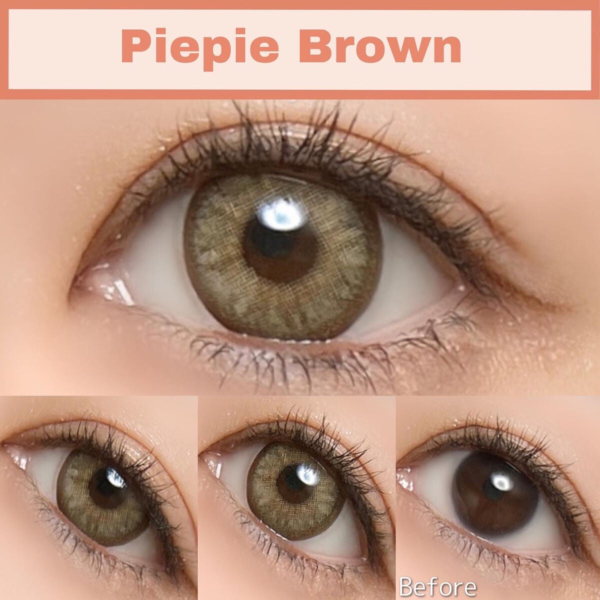 Real Caramel /TTDeye/カラーコンタクトレンズを使ったクチコミ(7枚目)