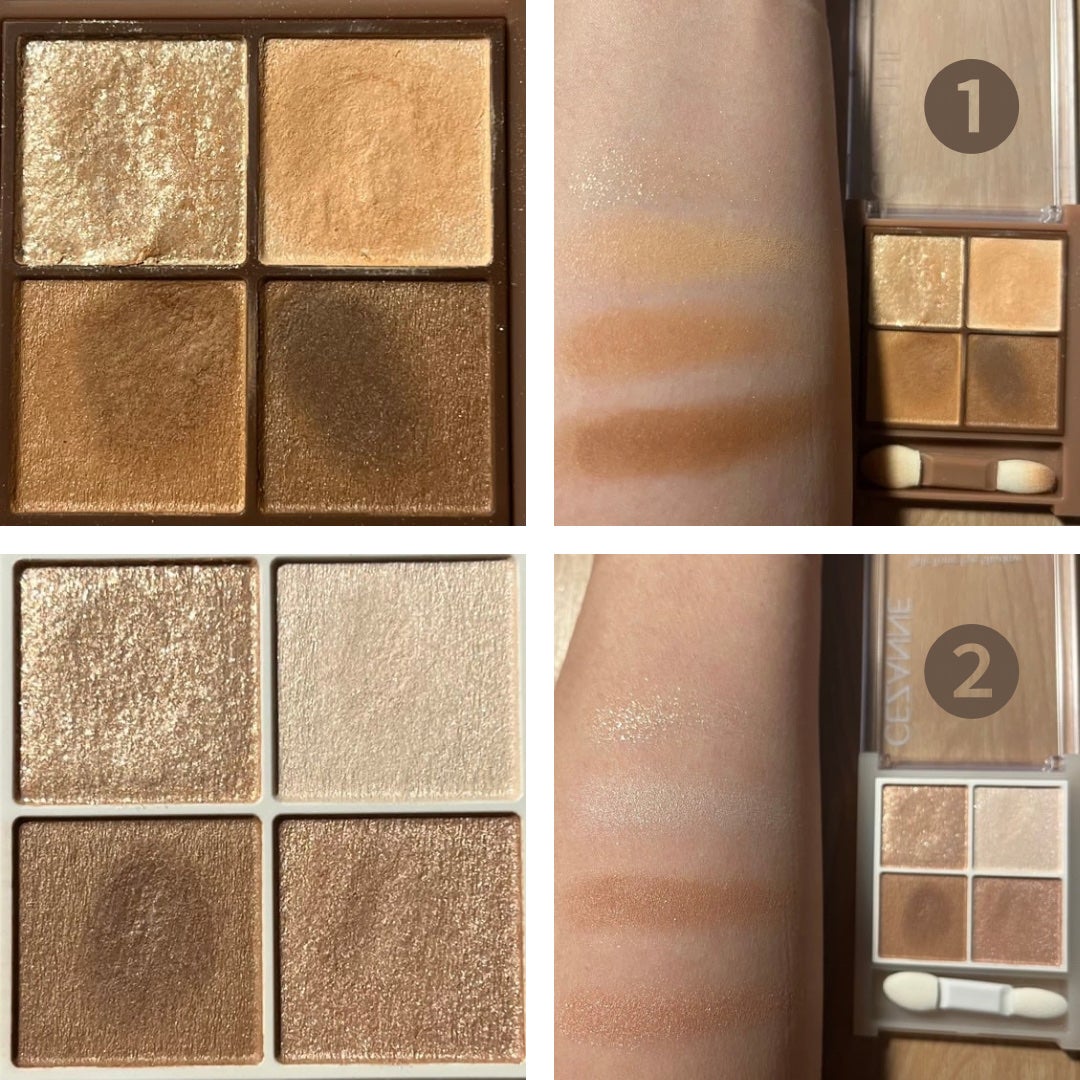 ビタートーンアイシャドウ/CEZANNE/パウダーアイシャドウを使ったクチコミ(3枚目)