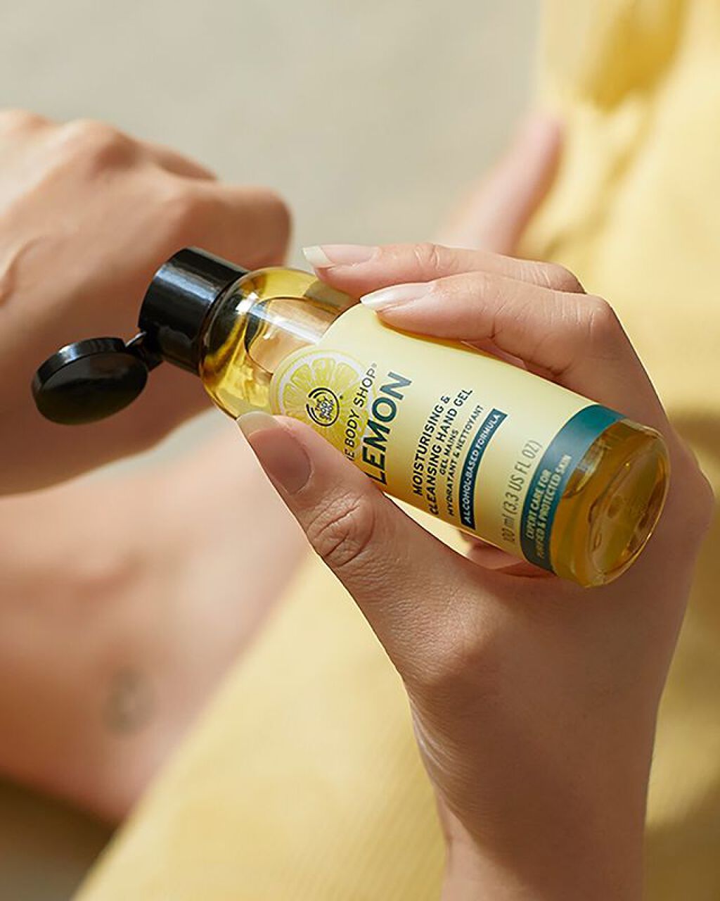 クリーン ハンドジェル レモン/THE BODY SHOP/ハンドジェルを使ったクチコミ（1枚目）