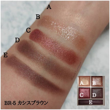 パノラマデザイン アイパレット/Visée/アイシャドウパレットを使ったクチコミ(5枚目)