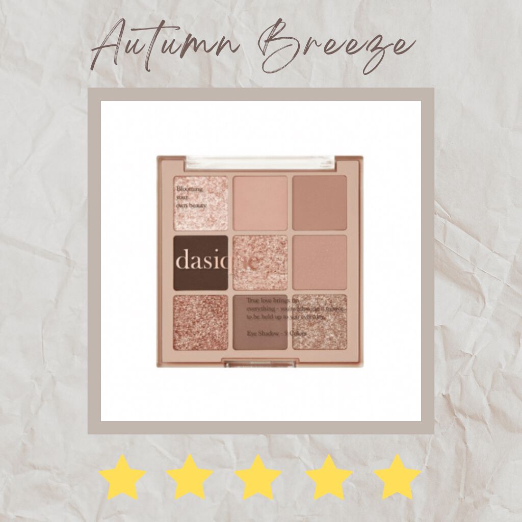 シャドウパレット/dasique/アイシャドウパレットを使ったクチコミ（1枚目）