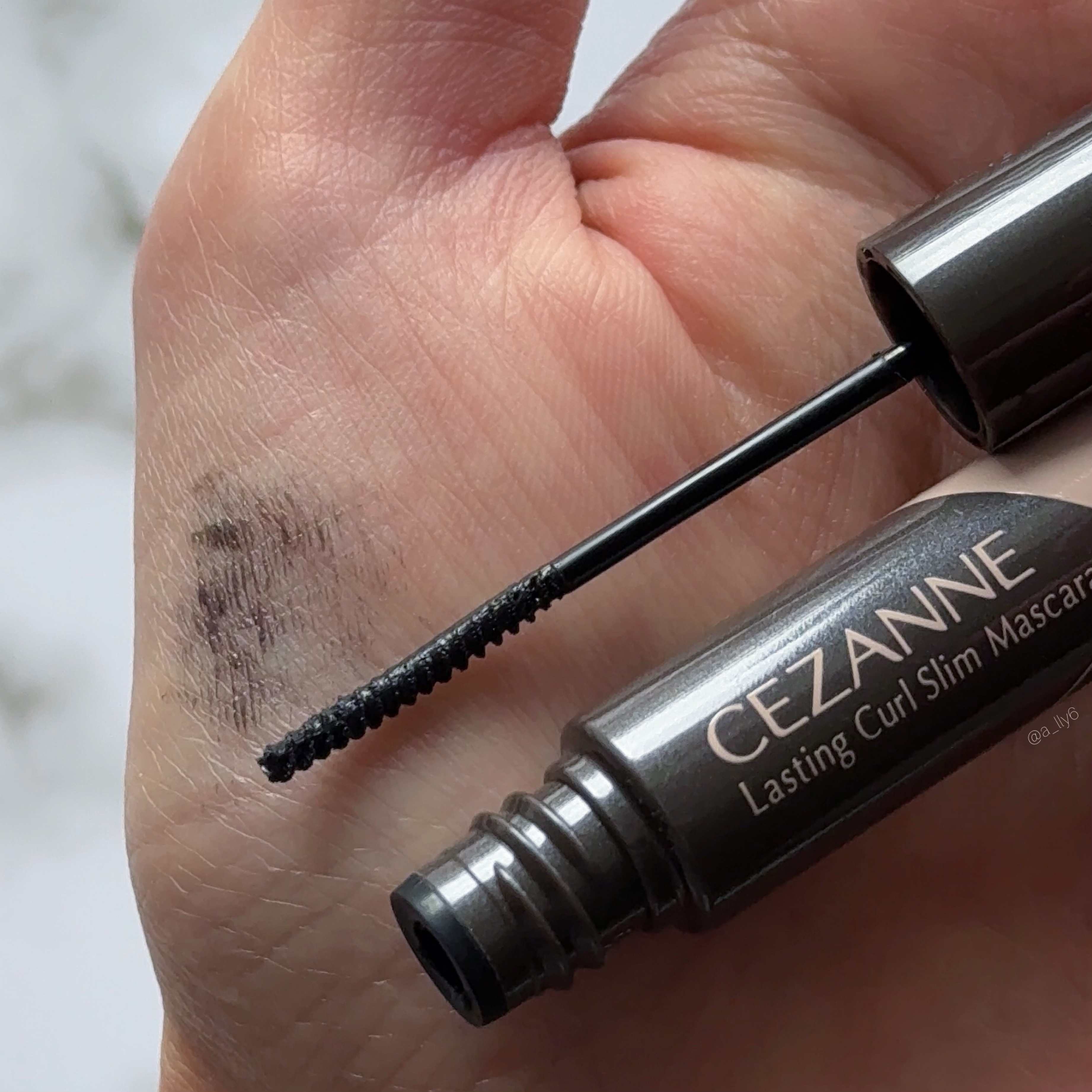 耐久カールスリムマスカラ S1　ブラック/CEZANNE/マスカラを使ったクチコミ（2枚目）