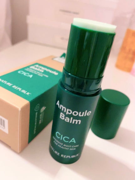 スティック美容液(CICA)/ネイチャーリパブリック/フェイスバームを使ったクチコミ(2枚目)