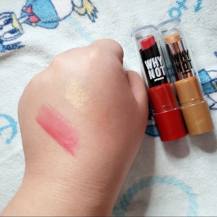 WHY NOT SPINNS リップスティック ゴールド/DAISO/口紅の画像