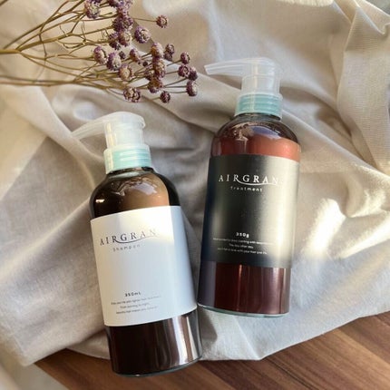 ナチュラルストレートシャンプー&トリートメント/AIRGRAN/市販シャンプーを使ったクチコミ(1枚目)