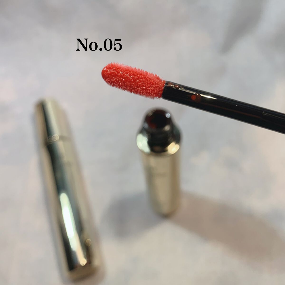 エレガンス リクイッド ルージュ ビジュー/Elégance/口紅を使ったクチコミ(4枚目)