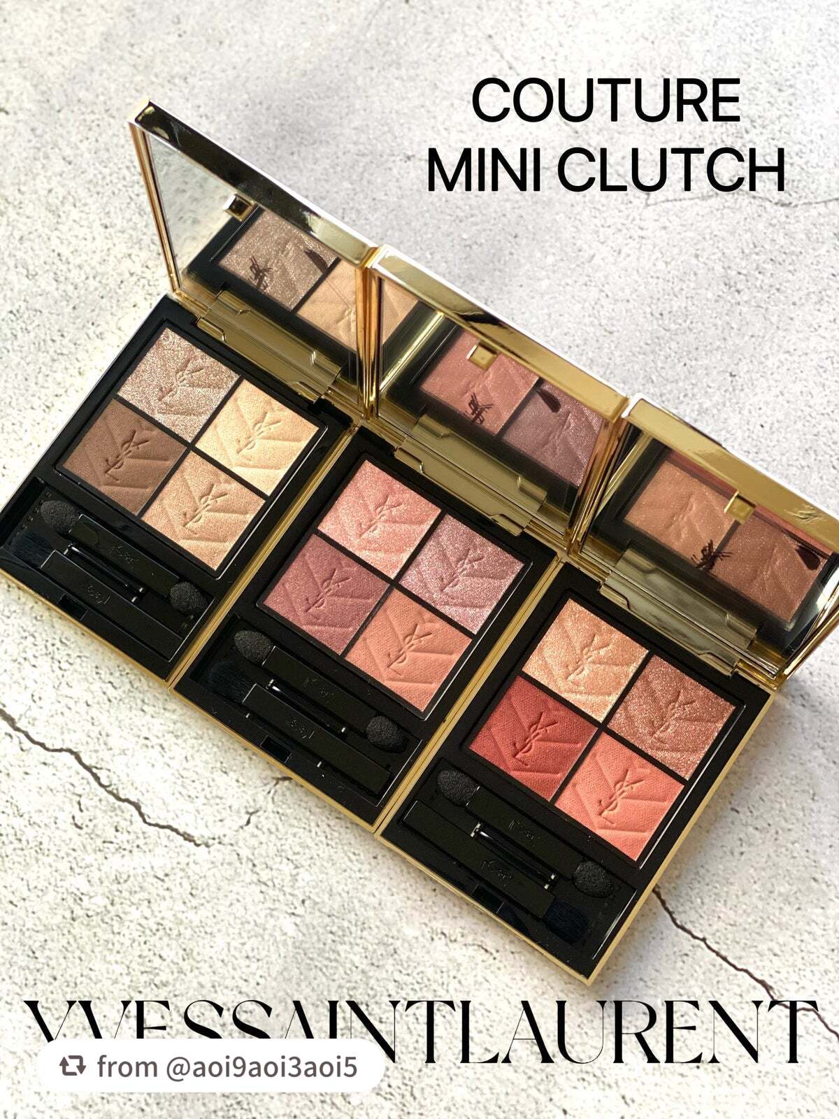 クチュール ミニ クラッチ/YVES SAINT LAURENT BEAUTE/アイシャドウパレットを使ったクチコミ(1枚目)