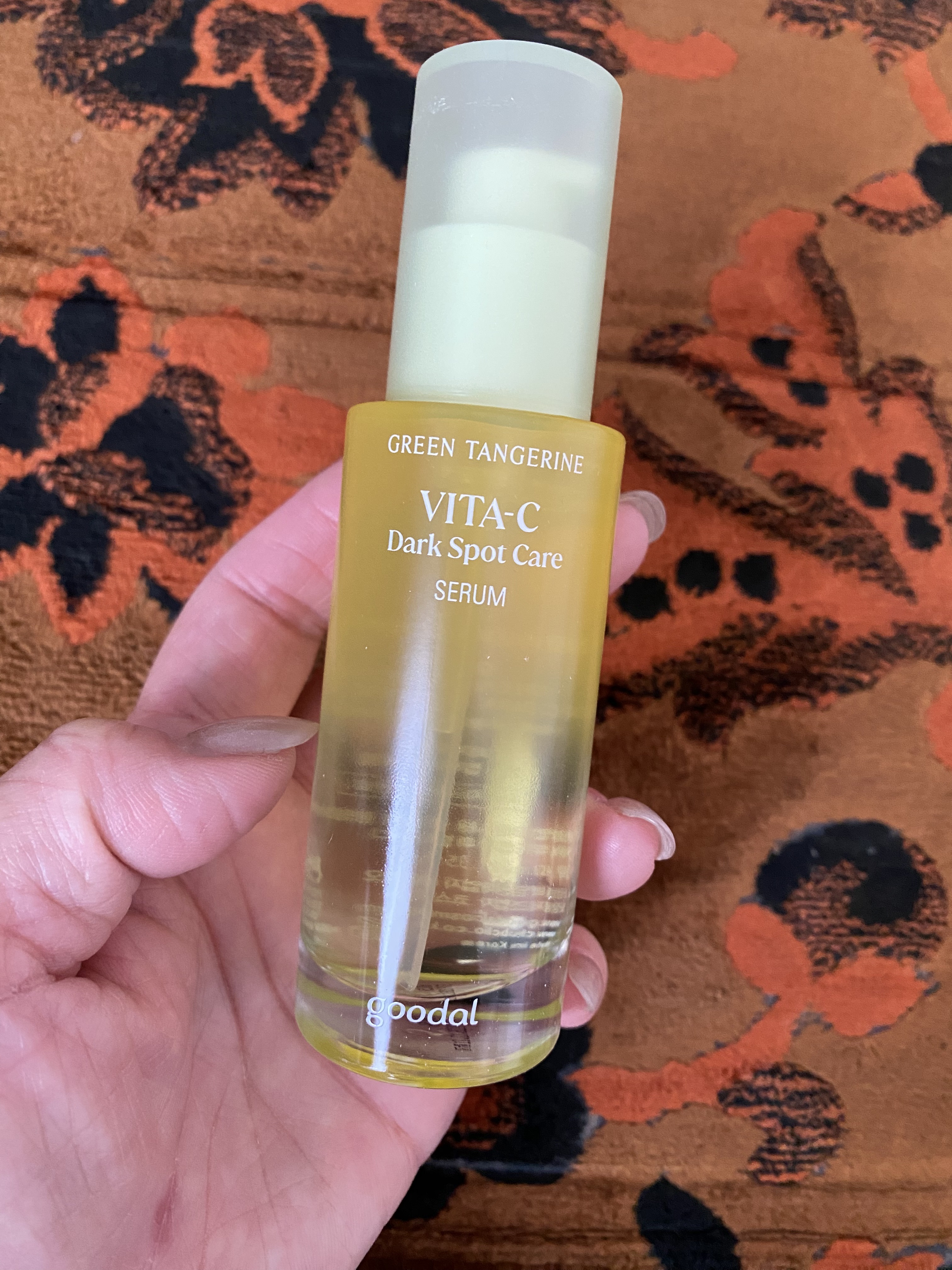 グリーンタンジェリン ビタC ダークスポットケアセラム/goodal/美容液を使ったクチコミ（3枚目）