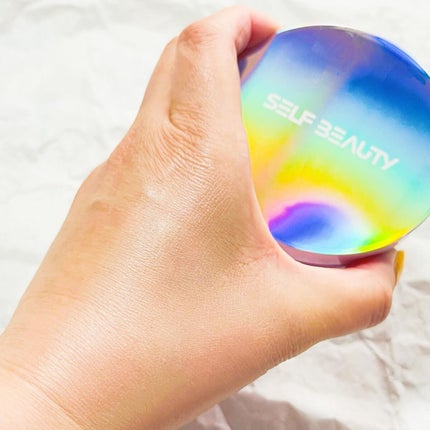 ユニコーン オーロラ光彩クッション/SELF BEAUTY/クッションファンデーションを使ったクチコミ(9枚目)