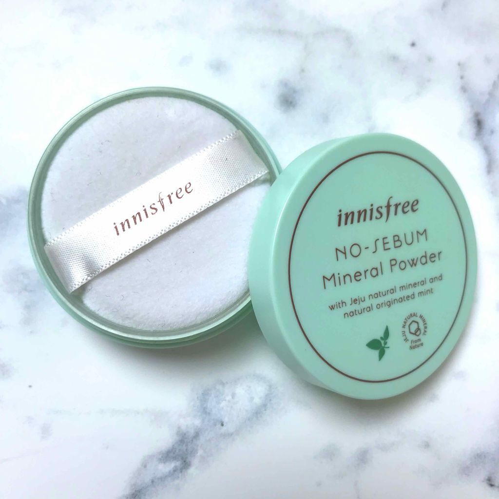 ノーセバム ミネラルパウダー/innisfree/ルースパウダーを使ったクチコミ（3枚目）