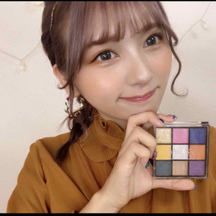 UR GLAM BLOOMING EYE COLOR PALETTE/U R GLAM/アイシャドウパレットを使ったクチコミ(1枚目)