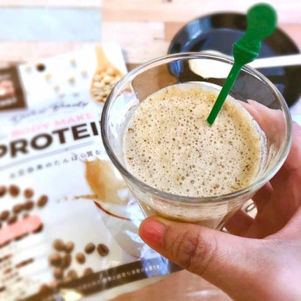 ボディメイクプロテイン カフェラテ/リブ・ラボラトリーズ/ソイプロテインを使ったクチコミ(3枚目)