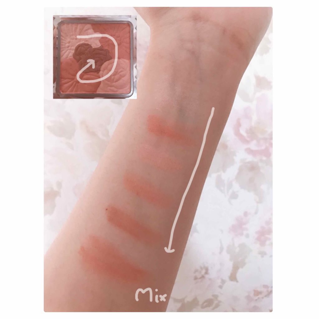 グロウフルールチークス/キャンメイク/パウダーチークを使ったクチコミ（3枚目）