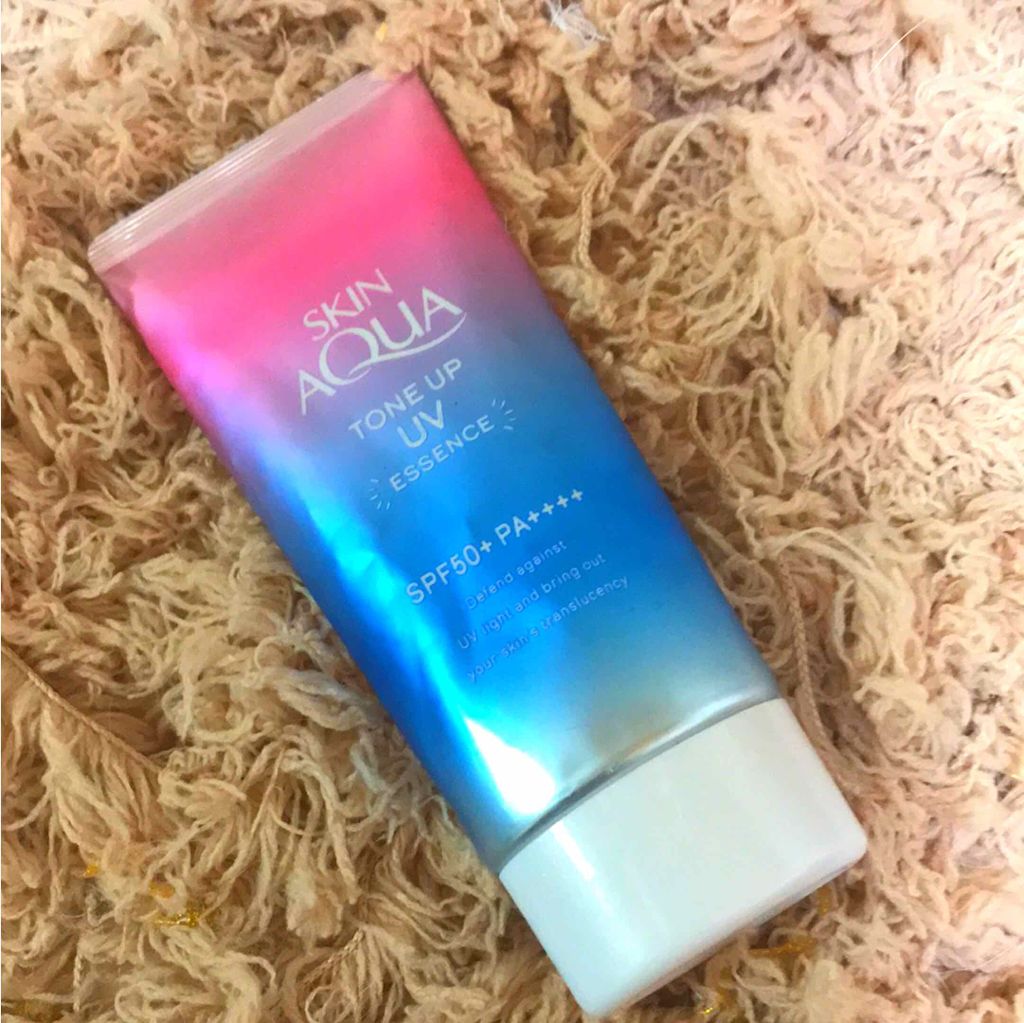 スキンアクア トーンアップUVエッセンス/スキンアクア/日焼け止めクリームを使ったクチコミ（1枚目）