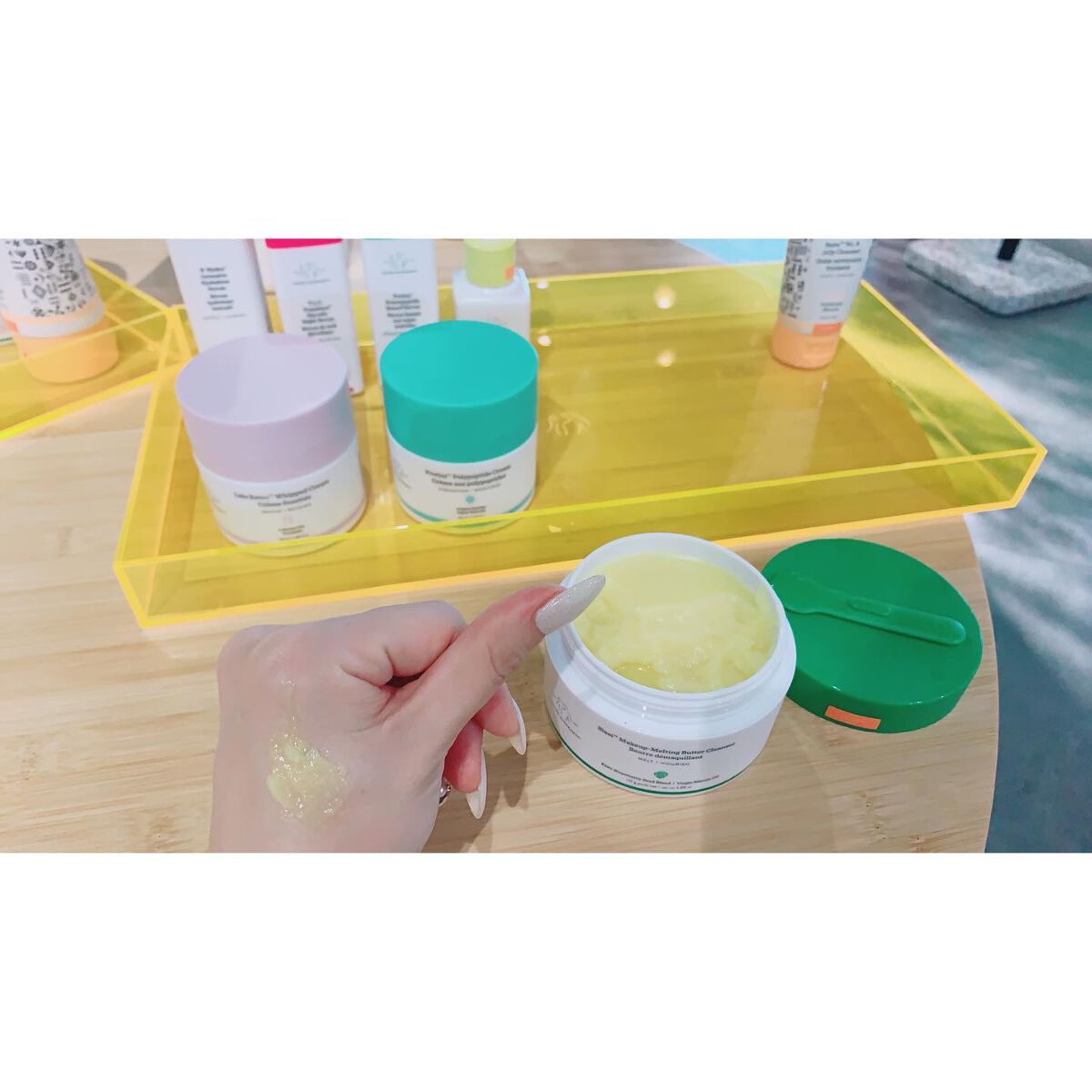 スレイ メイクアップ メルティング バタークレンザー バン ブースター/Drunk Elephant/クレンジングバームを使ったクチコミ(4枚目)