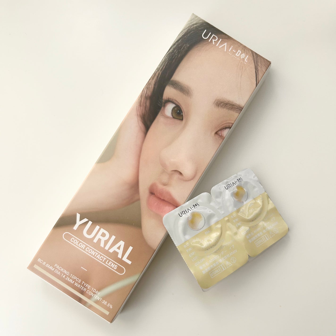 YURIAL 1DAY/URIA i-DOL/ワンデー(1DAY)カラコンを使ったクチコミ(1枚目)