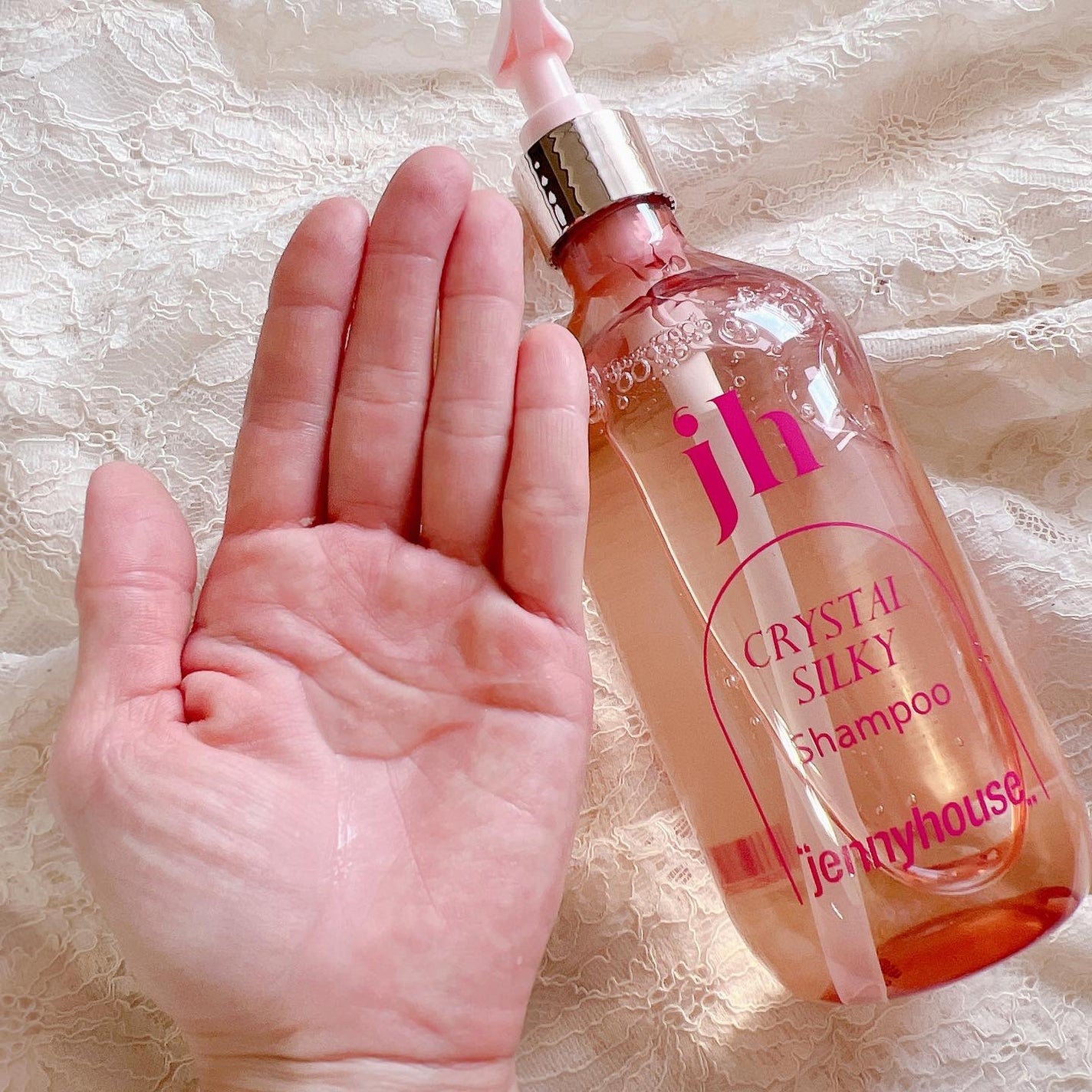 クリスタル シルキー シャンプー/トリートメント<サラサラ>/jenny house/シャンプー・コンディショナーを使ったクチコミ(4枚目)