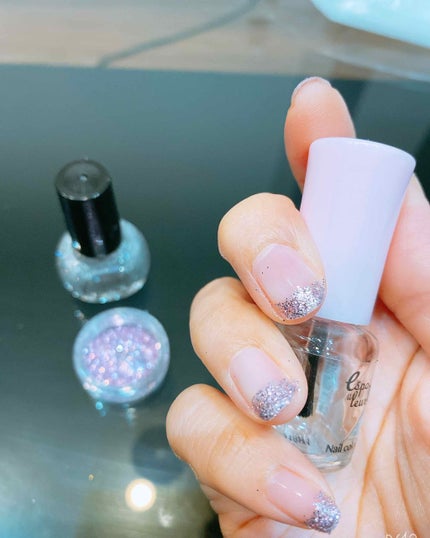 ダイソー エスポルール ネイルポリッシュ/エスポルール/マニキュアを使ったクチコミ(4枚目)