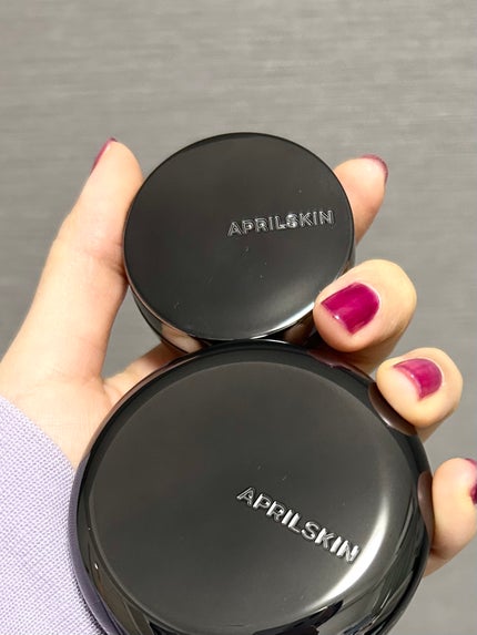 ハイパーカバーフィットクッション  グラファイト/APRILSKIN/クッションファンデーションを使ったクチコミ(6枚目)