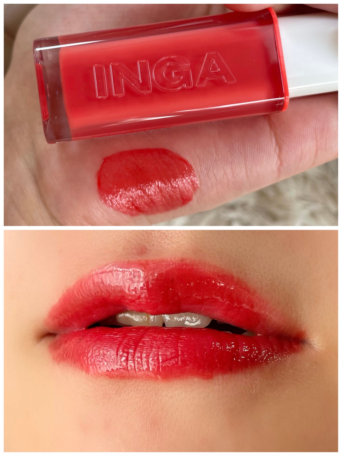 ウォーターグローリップティント/INGA/リップティントを使ったクチコミ(6枚目)