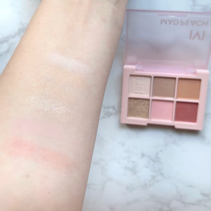 デイリームードアイシャドウパレット/MAD PEACH/アイシャドウパレットを使ったクチコミ(2枚目)