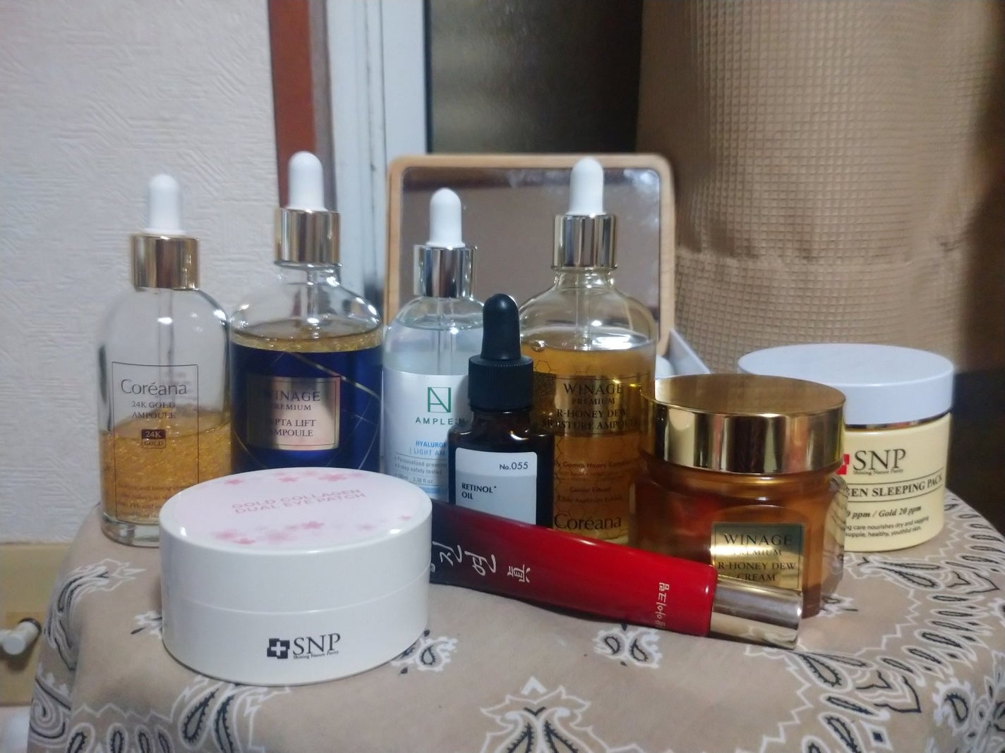 SNP ゴールド コラーゲン スリーピング パック/SNP/シートマスク・パックを使ったクチコミ(3枚目)