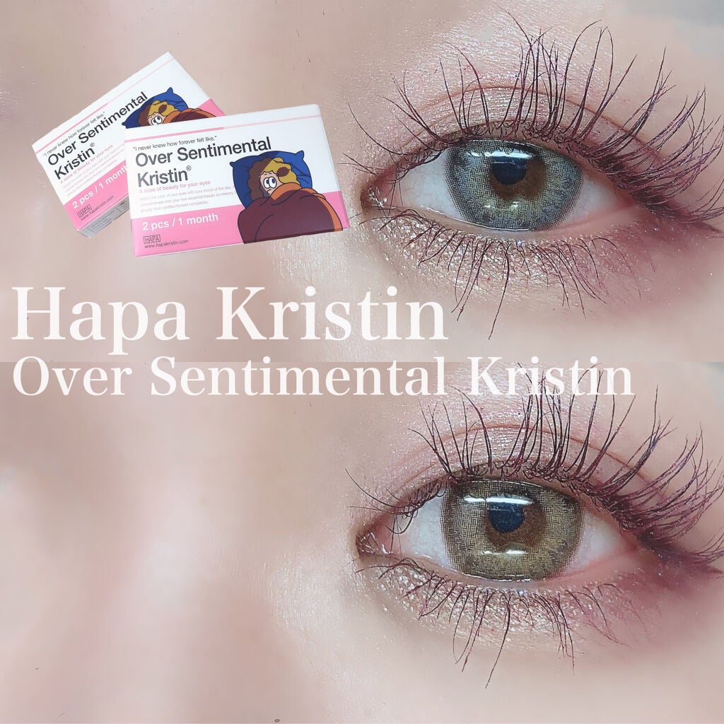 Over Sentimental Kristin/Hapa kristin/カラーコンタクトレンズを使ったクチコミ(1枚目)