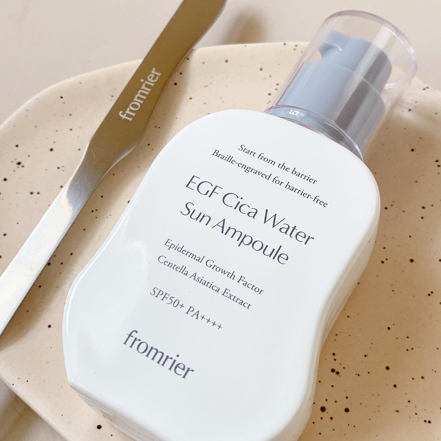 EGFシカウォーターサンアンプル/fromrier/日焼け止めローションを使ったクチコミ(5枚目)